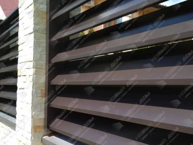 Забор жалюзи от производителя