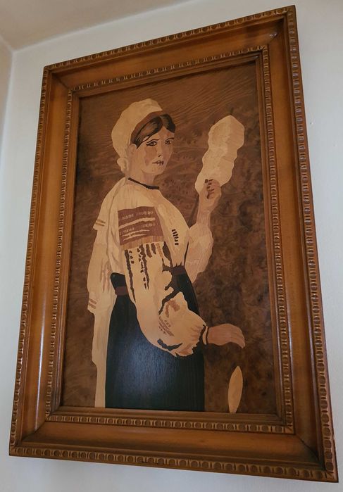 Picturi pe lemn de tip intarsia