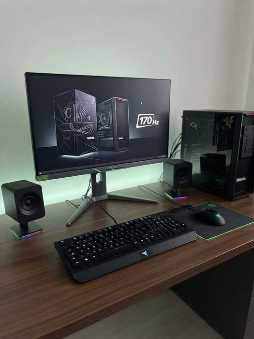 IBM Lenovo P500 GAMING și Workstation POWER Intel Xeon (32GB RAM, GTX 1060 6GB) + Monitor GAMING 27"