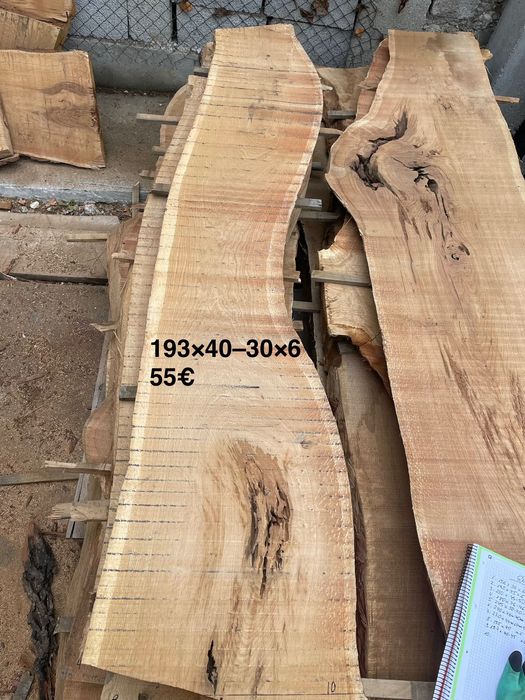 Янове от сух дъб за маси/плотове