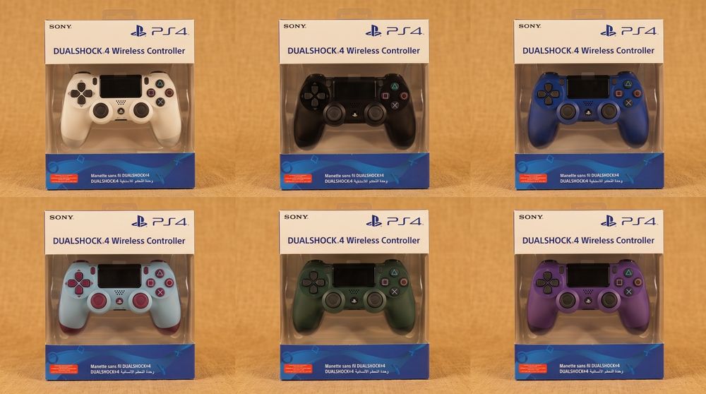 Новые джойстики Play station 4