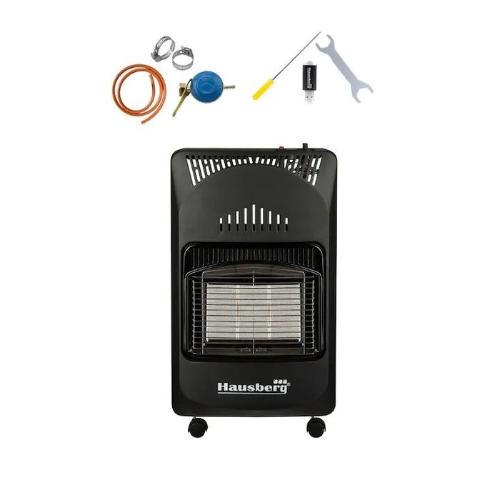 Газова печка Hausberg HB-1010NG LPG, пиезо-електрическо запалване, 4.2