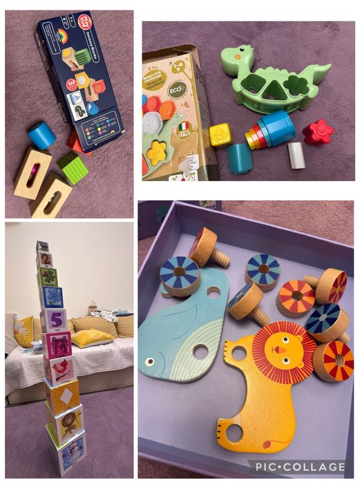 Монтесори играчки 1-5години
