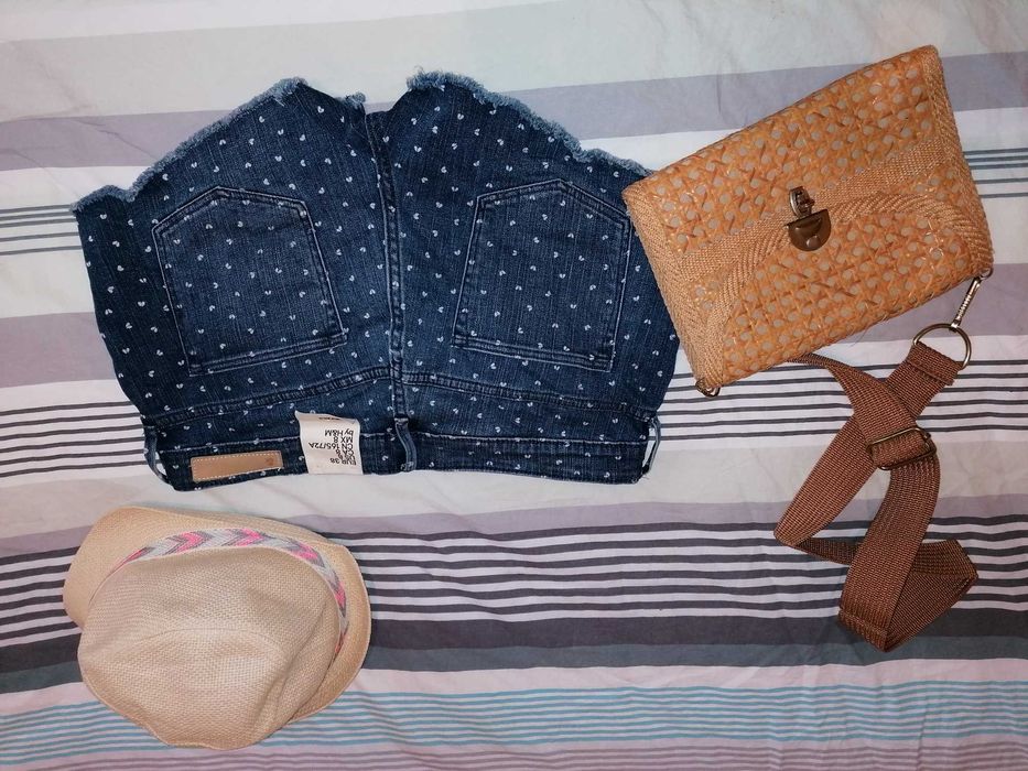 Къси H&M Деним панталонки + подарък