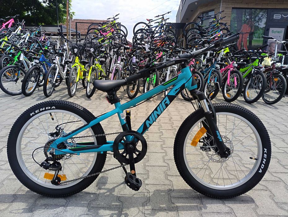 BG Алуминиев велосипед 20" NINJA син