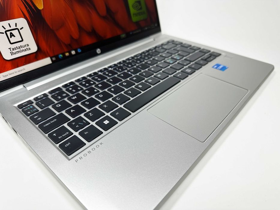 Laptop HP Probook Intel i5-1135G7 64 GB ram 512 GB ssd Ecran 14 inch Full HD Nvidia GeForce MX450 Design Metalic Windows 11 Factura si Garantie 1 an