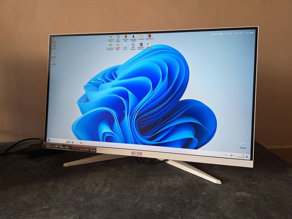 Игровой монитор Elsa IPS 280hz Flat. В идеальном состоянии. Обмен.