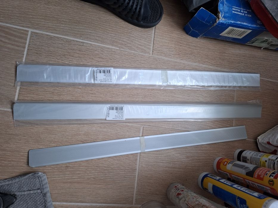 Profil aluminiu terminație blat și teu îmbinare de 70cm și 4cm gros