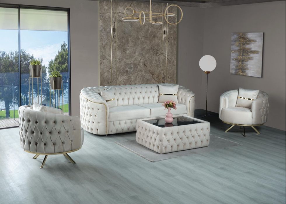 Set Canapea cu 2 fotolii