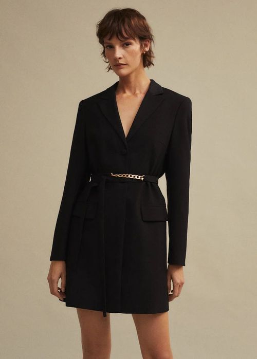 Rochie neagra office Mango