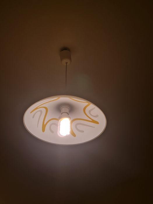 Таванна лампа с декоративен плафон