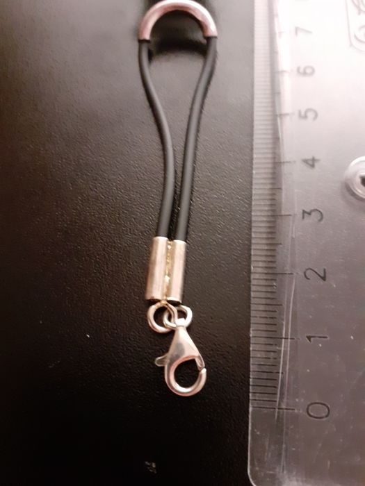 Bratara din argint si silicon cu email, Galapagos