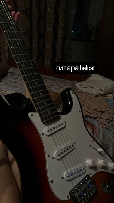 разные две гитары , belcat akusrik