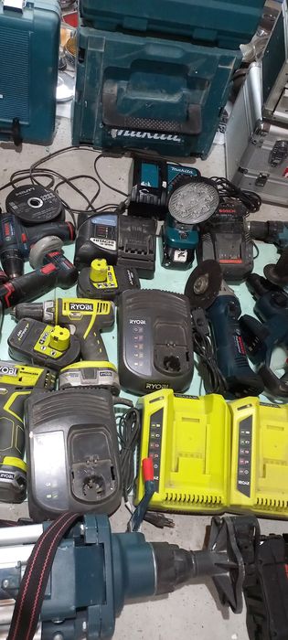 Filetanta flex circular pistol ancora percutanta proiector acumulator 18v incarcator Milwaukee Bosch Hilti Makita Ryobi Flex Metabo Festool freza Mafe