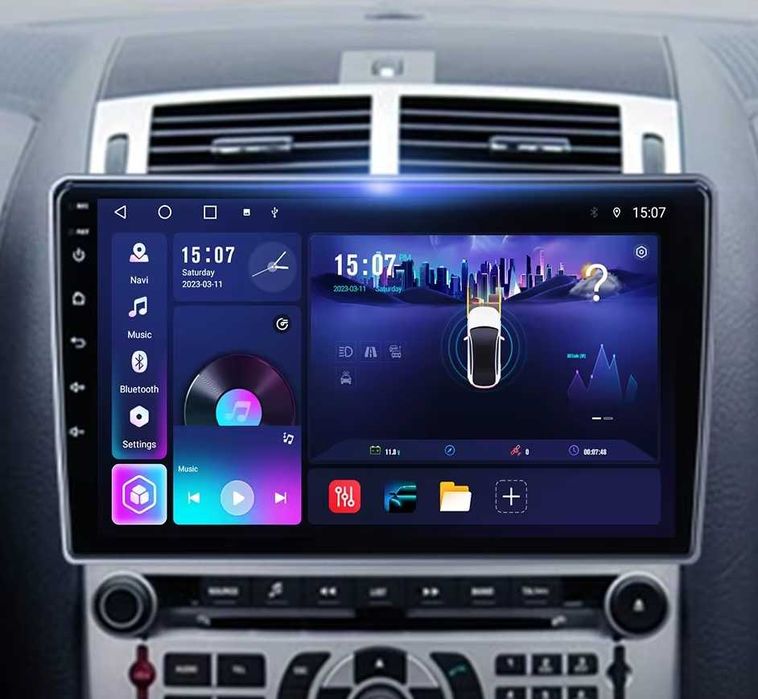 Мултимедия за Peugeot 407 Двоен дин Навигация дисплей 2DIN Android 407