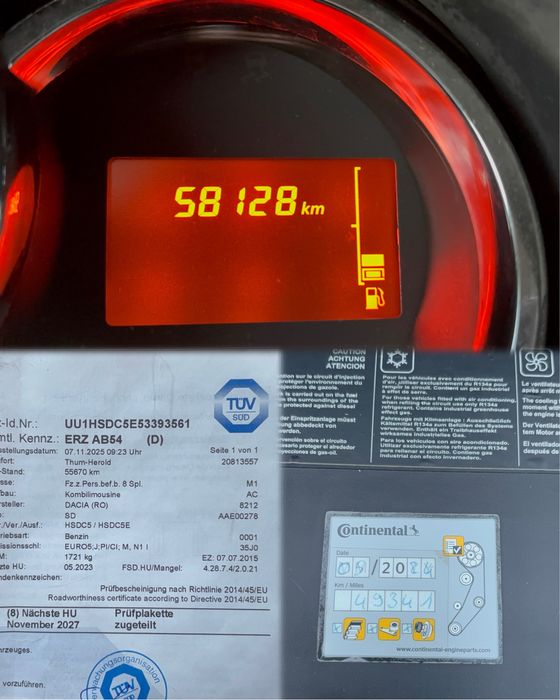 Dacia Duster 1.6Benzina 2015  58128km!!!