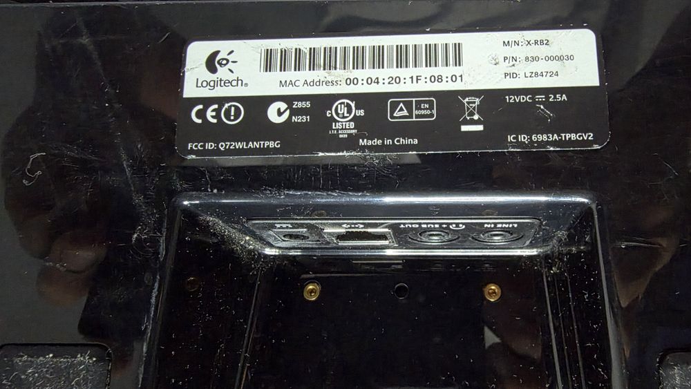Radio Wi-Fi / Boxă de rețea Logitech Squeezebox Boom (Model X-RB2)
