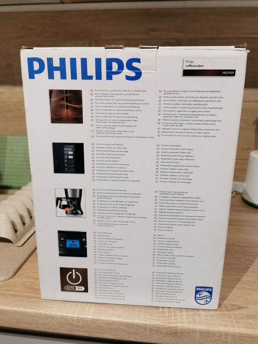 Cafetiera PHILIPS Daily Collection HD7459/20, 1.2l, 1000W,