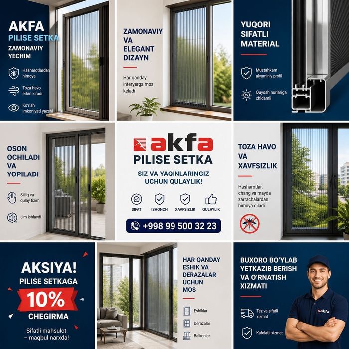 Akfa xizmatlari.