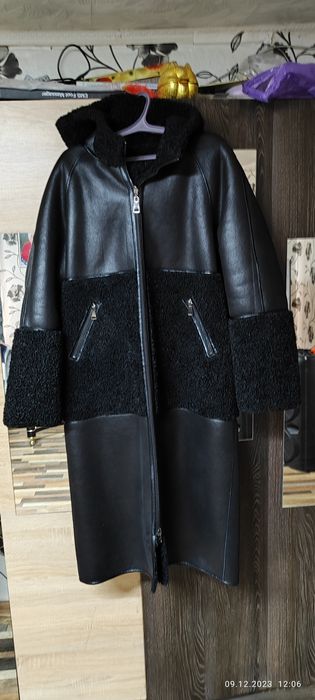 Дублёнка Тедди Длинная