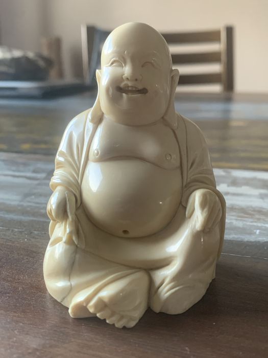 Стара китайска фигура Буда, кост