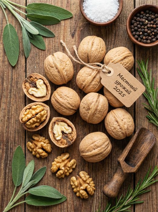 Местные грецкие орехи!