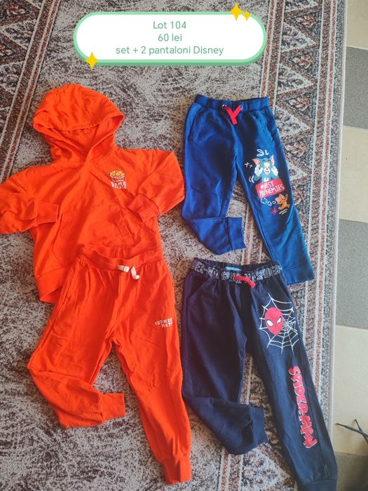 Lot treninguri 98-104 băiețel