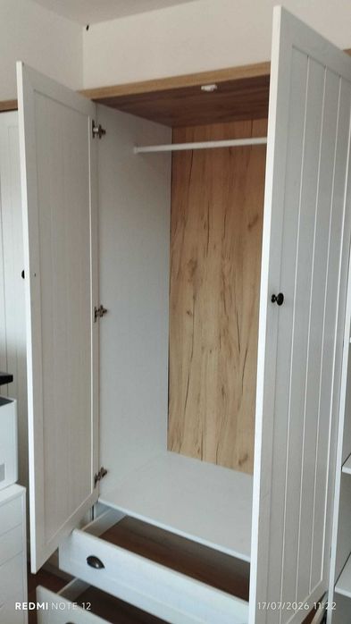 Dulap JYSK MARKSKEL 212x210 alb/stejar natur