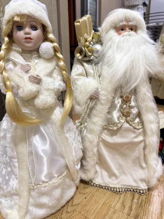 Куклы Дед мороз и Снегурочка