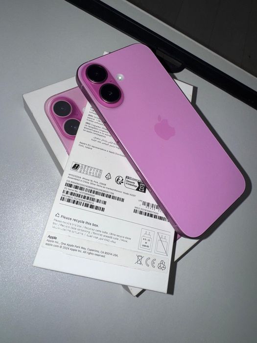 Iphone 16 pink 256 GB