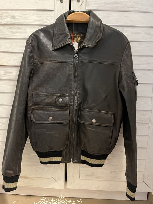 Кожено мъжко яке Replay