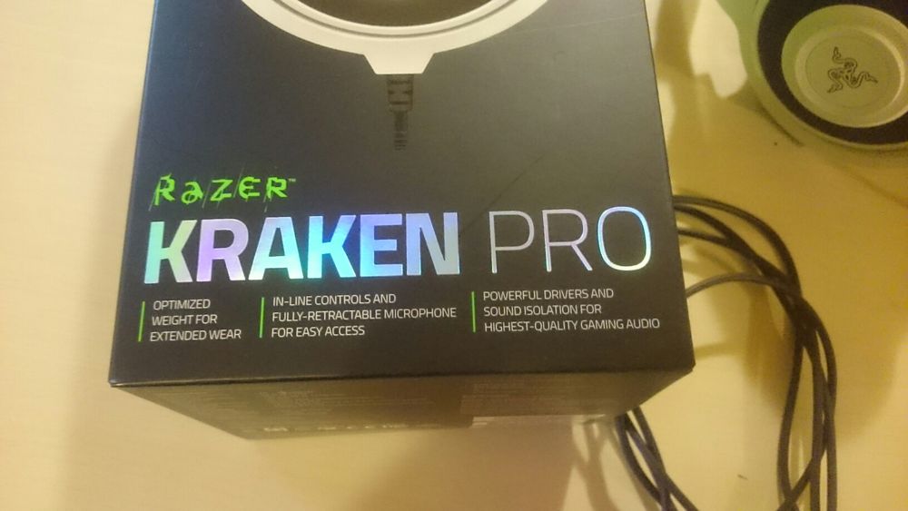 Headsets gaming Razer Kraken Pro 7.1 White.