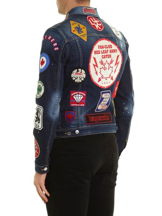 Dsquared2 patch denim jacket
