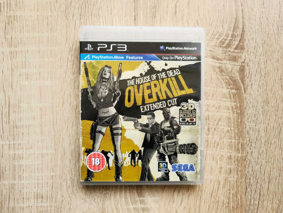 House of the Dead OVERKILL Extended Cut+3D очила PlayStation 3 PS3 ПС3