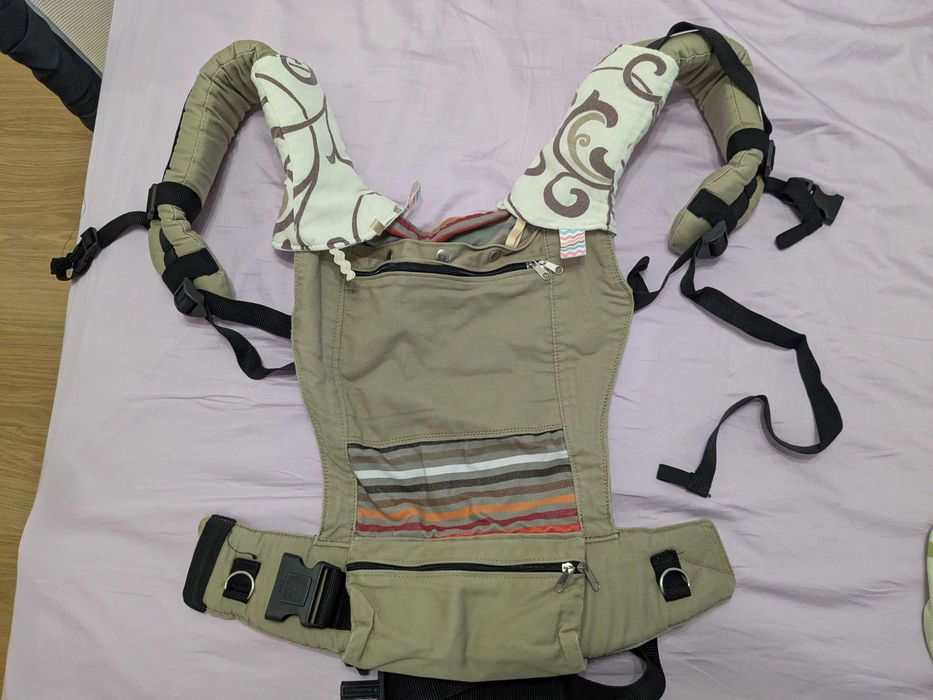 Ергономична раница за бебеносене Ин и Ян (0м-2г.)