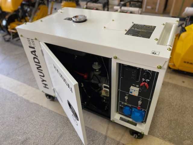 Generator Curent Monofazat Diesel Hyundai DHY-8600SE Putere Max 6.5kVA