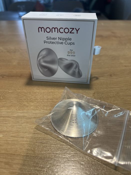 Сребърни протектори за зърна momcozy