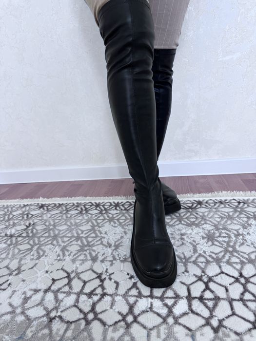 Сапоги длинные бу