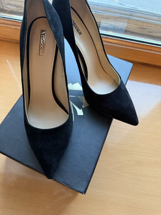 Туфли замшевые vtachii