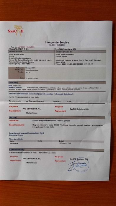 GPS GNSS SOUTH S82-V RTK- pachet complet