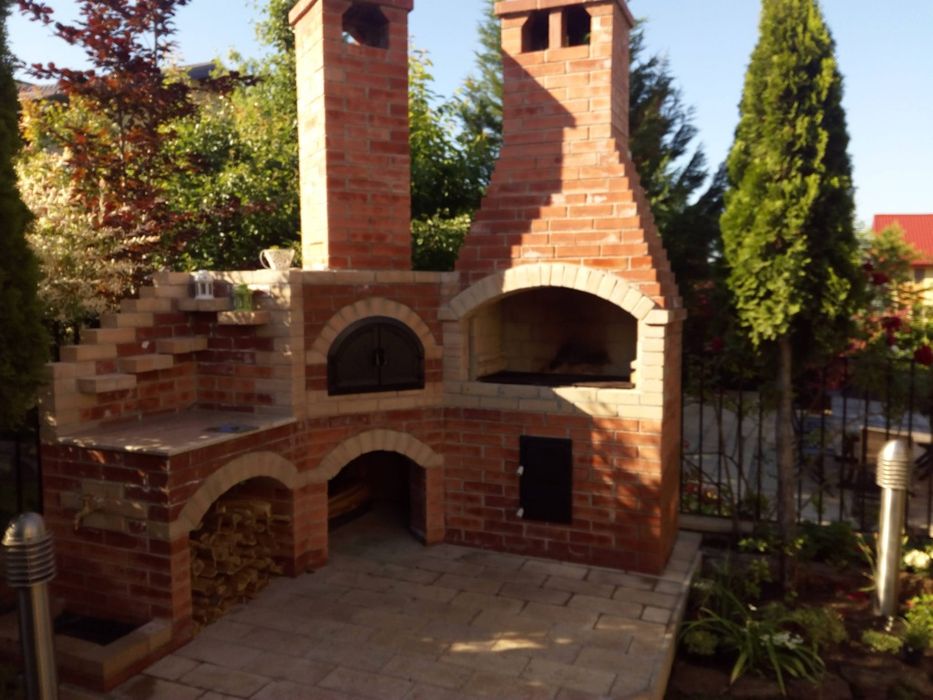 Grătare de grădină,  de cărămidă  , șeminee ,sobe de teracota