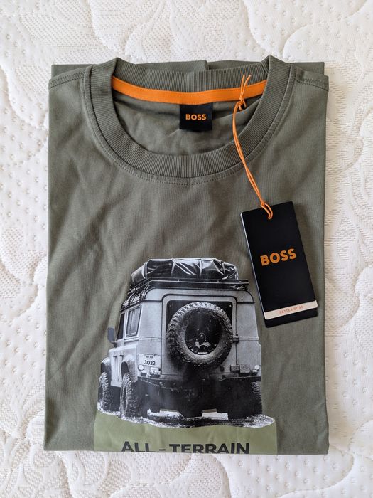 Футболка Hugo Boss, L, зеленый