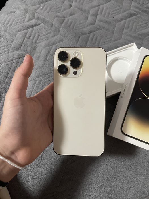 Iphone 14 pro max gold 10/10
