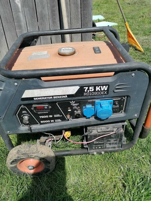Generator benzină Panzer RD10910EX, 7.5 kW, pornire electrică