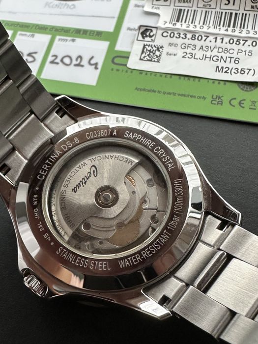 Vand ceas Certina DS 8 Powermatic 80, 41mm, in garantie!