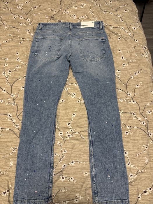 Blugi bershka skinny rupti