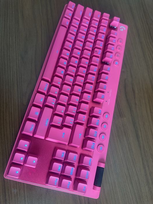 Клавиатура Logitech G Pro X TKL 920 розовый