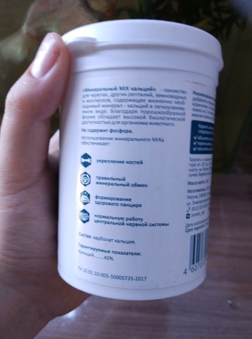 Кальций для яшериц