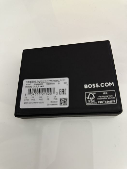 Кожаный картхолдер Boss оригинал