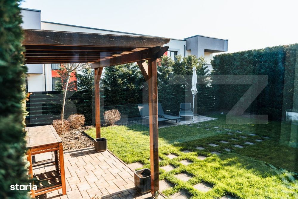 Casa individuala de inchiriat, 120 mp cu garaj si dorari moderne